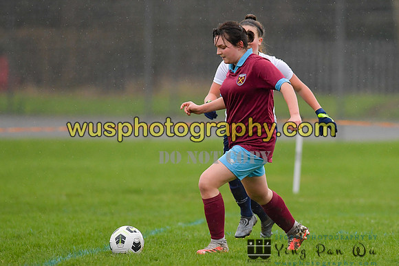 20220108-100920 Tottenham Hotspur Women FC JTP U15 v West Ham United Performance Girls U16
