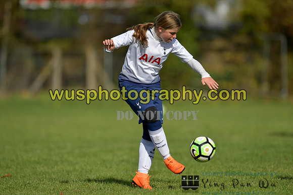 20181007-113227 Tottenham Hotspur Girls U14 v White Star Boys U14