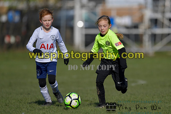 20180224-111722 Tottenham Hotspur Girls U10 v Gidea Park Rangers FC Girls U10