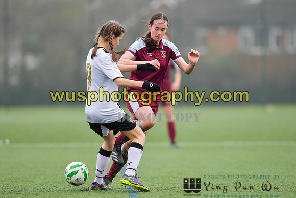 20220115-133259 West Ham United Academy Girls U14 v Notts County FC Girls U14
