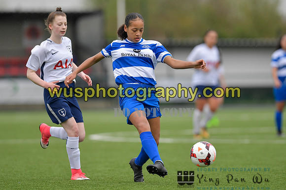 20180415-164155 Queens Park Rangers Girls U16 v Tottenham Hotspur Girls U15