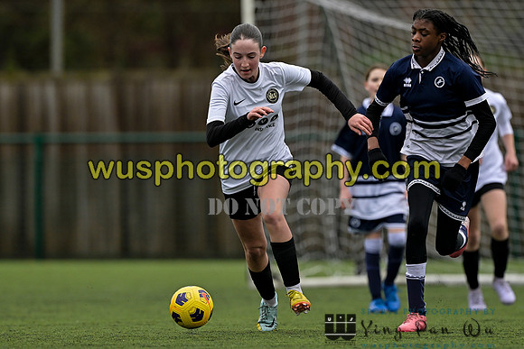 20250222-104333A Millwall Lionesses U12 v New Level Soccer Girls U12