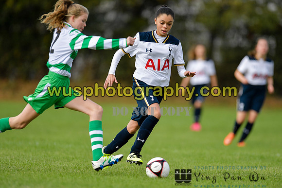 20161002-103616-2 Tottenham Hotspur Girls U14 v Writtle Minors FC Girls U14