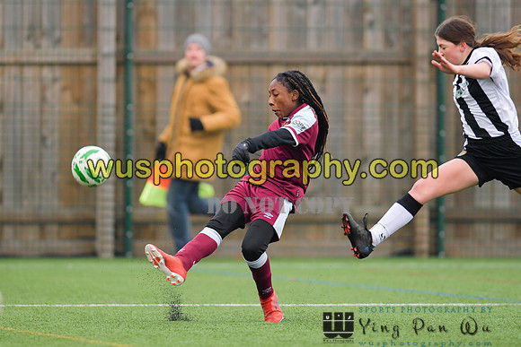 20220115-133316B West Ham United Academy Girls U14 v Notts County FC Girls U14