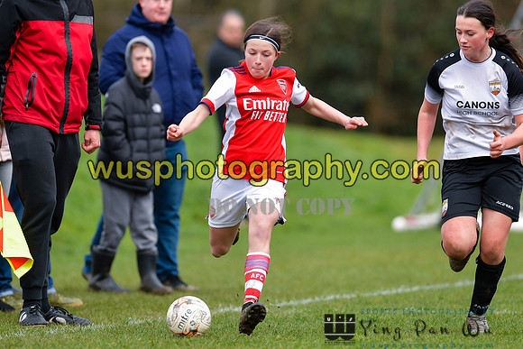 20220305-140944A London Bees Academy U14 v Arsenal FC Girls U13