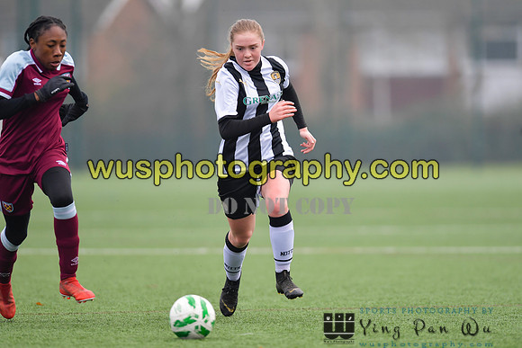20220115-131016B West Ham United Academy Girls U14 v Notts County FC Girls U14