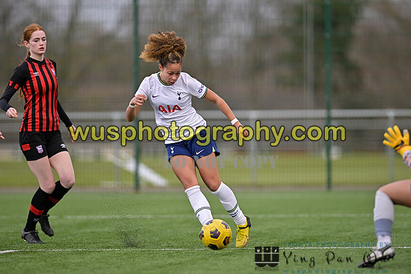 20230201-151017B Tottenham Hotspur Women FC WSL Academy U21 v Ipswich Town Women FC U21