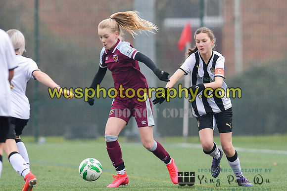 20220115-133700 West Ham United Academy Girls U14 v Notts County FC Girls U14