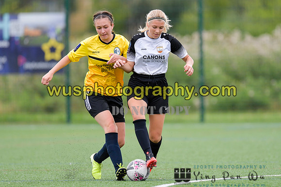 20210821-101813F London Bees Academy U14 v Kent Football United Girls U14