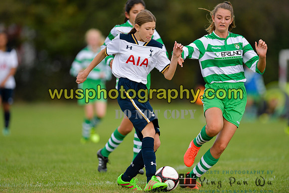 20161002-110047-4 Tottenham Hotspur Girls U14 v Writtle Minors FC Girls U14