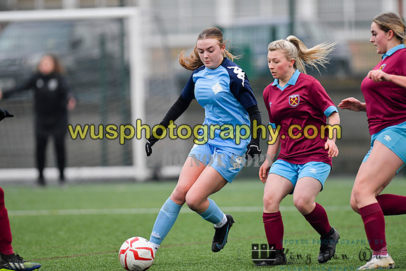 20220115-150933B West Ham United Performance Girls U16 v London City Lionesses U16