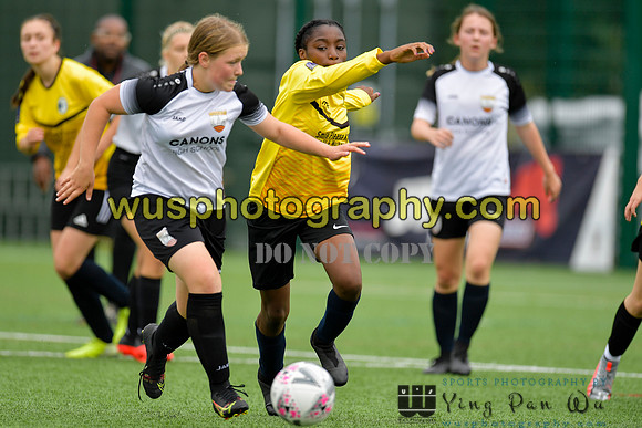 20210821-110306 London Bees Academy U14 v Kent Football United Girls U14