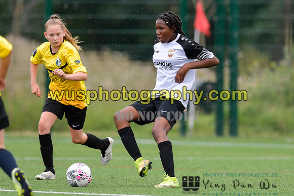20210821-113324 London Bees Academy U14 v Kent Football United Girls U14