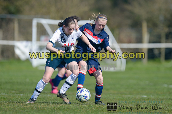 20160402-112427-2 Denham United Girls U14 v Tottenham Hotspur Girls U14
