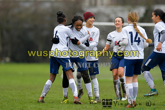 20180203-122145B Tottenham Hotspur Girls U13 v Pro Direct Academy BXB Girls U13 White