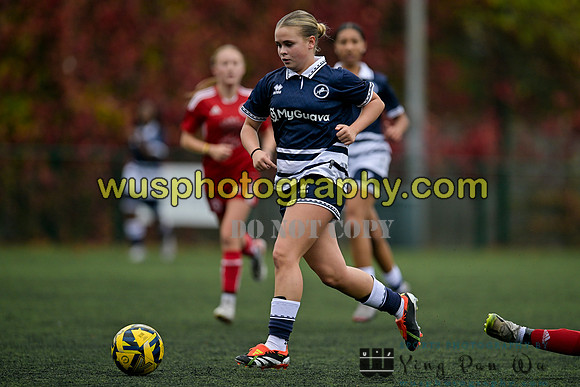 20241026-104134 Millwall Lionesses U16 v Welling United Academy Girls U16