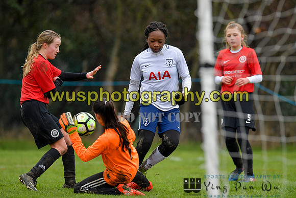 20180203-121131 Tottenham Hotspur Girls U13 v Pro Direct Academy BXB Girls U13 White