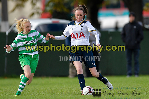 20161002-103557-3 Tottenham Hotspur Girls U14 v Writtle Minors FC Girls U14