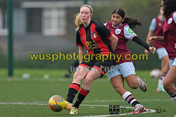 20241130-121058 West Ham United Warriors Girls U16 v AFC Bournemouth Girls Academy U16