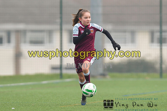 20220115-131324A West Ham United Academy Girls U14 v Notts County FC Girls U14