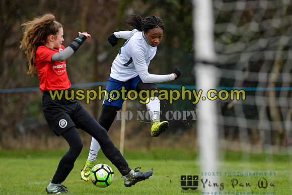 20180203-104232B Tottenham Hotspur Girls U13 v Pro Direct Academy BXB Girls U13 White