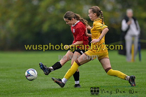 20241102-100359 Sutton United Girls U14 v Woking FC Girls U14