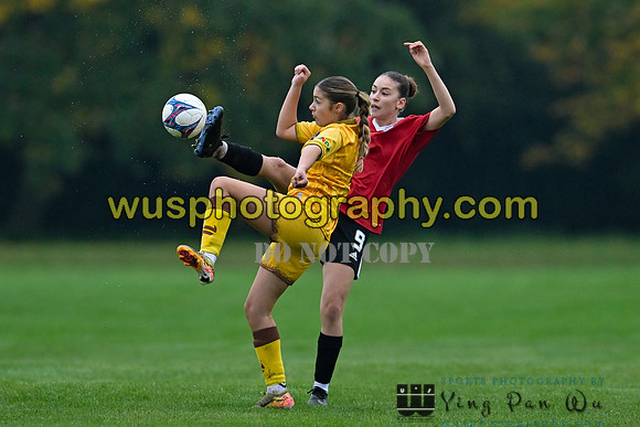20241102-100212 Sutton United Girls U14 v Woking FC Girls U14
