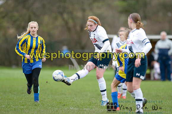 20160206-114308-3 Tottenham Hotspur Girls U14 v Harvesters FC Girls U14