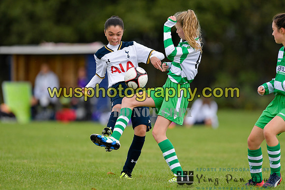 20161002-110444-3 Tottenham Hotspur Girls U14 v Writtle Minors FC Girls U14