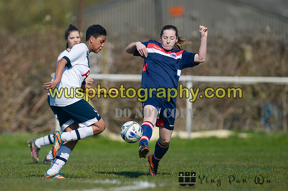 20160402-112222 Denham United Girls U14 v Tottenham Hotspur Girls U14