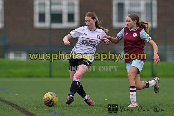 20241109-124547B West Ham United Warriors Girls U16 v Charlton Athletic Academy Girls U16