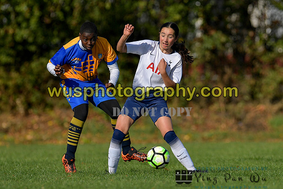 20181007-103901 Tottenham Hotspur Girls U14 v White Star Boys U14
