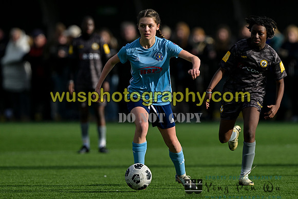 20250316-154435 Cray Wanderers Youth FC Girls U15 v Hashtag United Girls U15