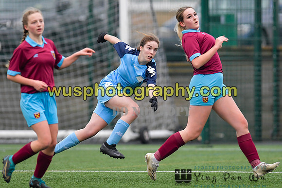 20220115-151233 West Ham United Performance Girls U16 v London City Lionesses U16