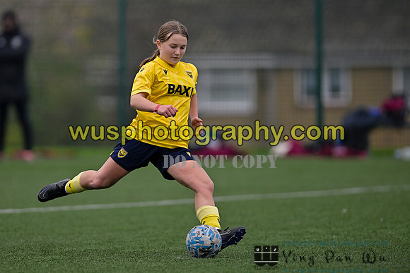 20241109-115400 West Ham United Performance Claret Girls U14 v Oxford United Girls U14