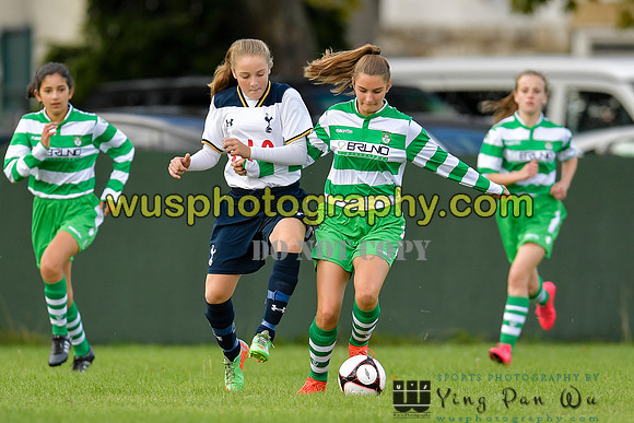 20161002-103203-3 Tottenham Hotspur Girls U14 v Writtle Minors FC Girls U14