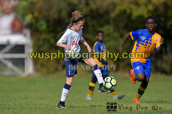 20181007-114406A Tottenham Hotspur Girls U14 v White Star Boys U14
