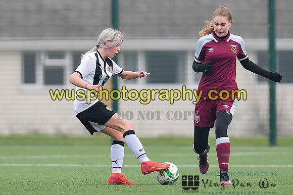 20220115-134020 West Ham United Academy Girls U14 v Notts County FC Girls U14