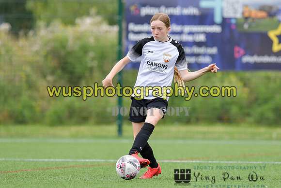 20210821-102807B London Bees Academy U14 v Kent Football United Girls U14