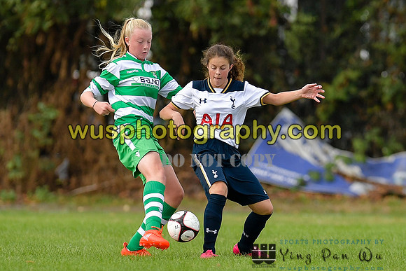 20161002-104953 Tottenham Hotspur Girls U14 v Writtle Minors FC Girls U14