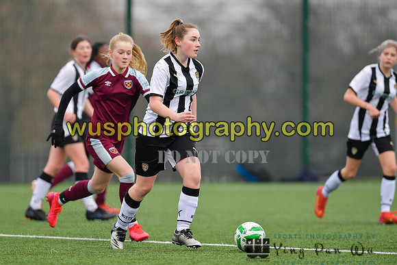 20220115-133347 West Ham United Academy Girls U14 v Notts County FC Girls U14