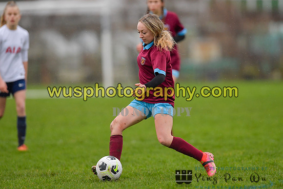 20220108-101008 Tottenham Hotspur Women FC JTP U15 v West Ham United Performance Girls U16