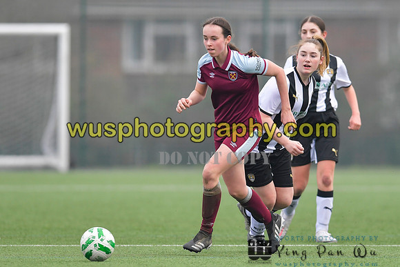 20220115-131718 West Ham United Academy Girls U14 v Notts County FC Girls U14