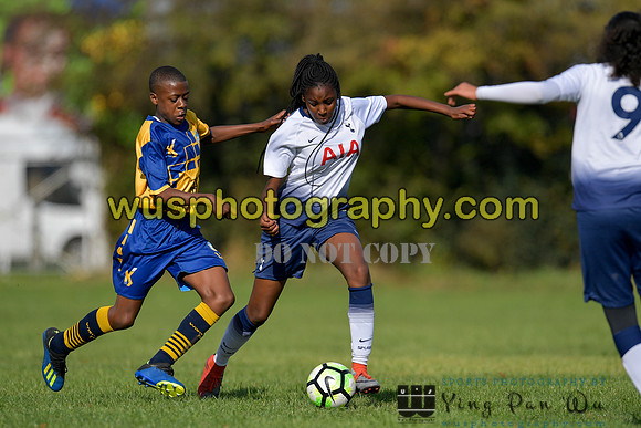 20181007-112609 Tottenham Hotspur Girls U14 v White Star Boys U14