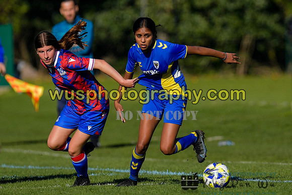 20221015-104227A AFC Wimbledon Girls U14 v Crystal Palace FC Girls U14
