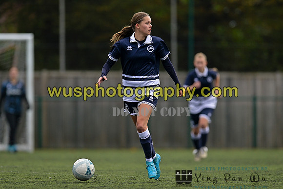 20241026-113745 Millwall Lionesses U16 v Welling United Academy Girls U16