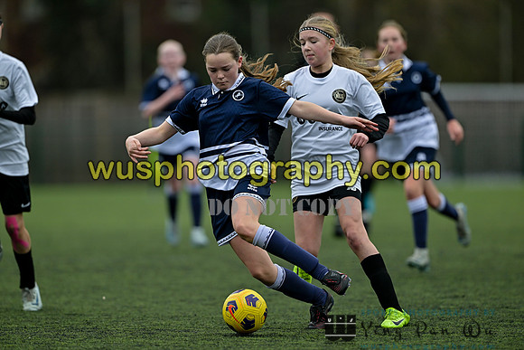 20250222-105717B Millwall Lionesses U12 v New Level Soccer Girls U12