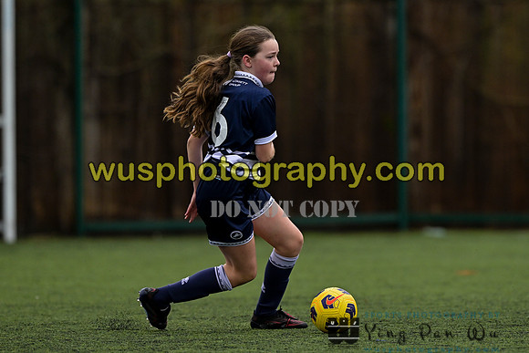 20250222-103919 Millwall Lionesses U12 v New Level Soccer Girls U12
