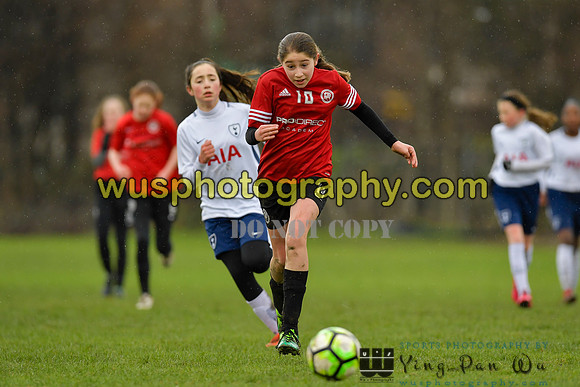 20180203-111810C Tottenham Hotspur Girls U13 v Pro Direct Academy BXB Girls U13 White