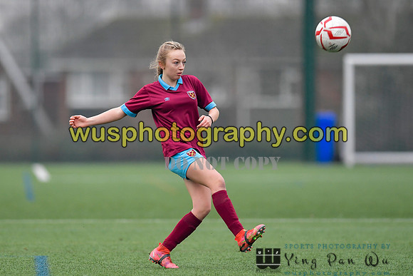 20220115-151244 West Ham United Performance Girls U16 v London City Lionesses U16